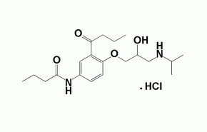 N-[3-Butyryl-4-(3-ethylamino-2-hydroxy-propoxy)-phenyl]-butyramide
